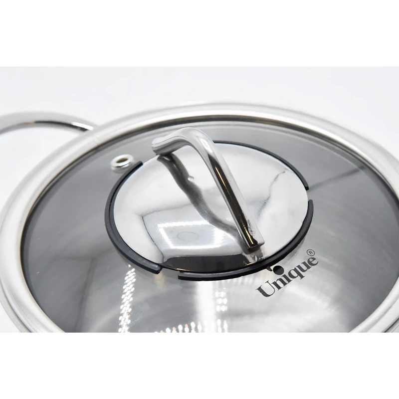 قابلمه یونیک مدل استیل کد 9903 سایز 16 قابلمه یونیک مدل استیل کد 9903 سایز 16