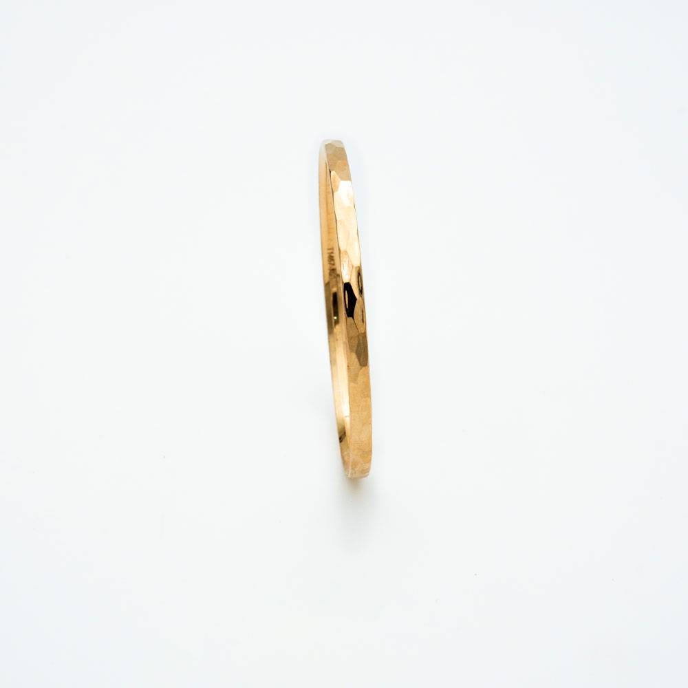 النگو طلا 18 عیار گالری طلا عرفان آینه ای مدل تراش کد3199