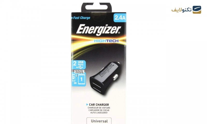 شارژر فندکی انرجایزر  2.4A شارژر فندکی انرجایزر  2.4A