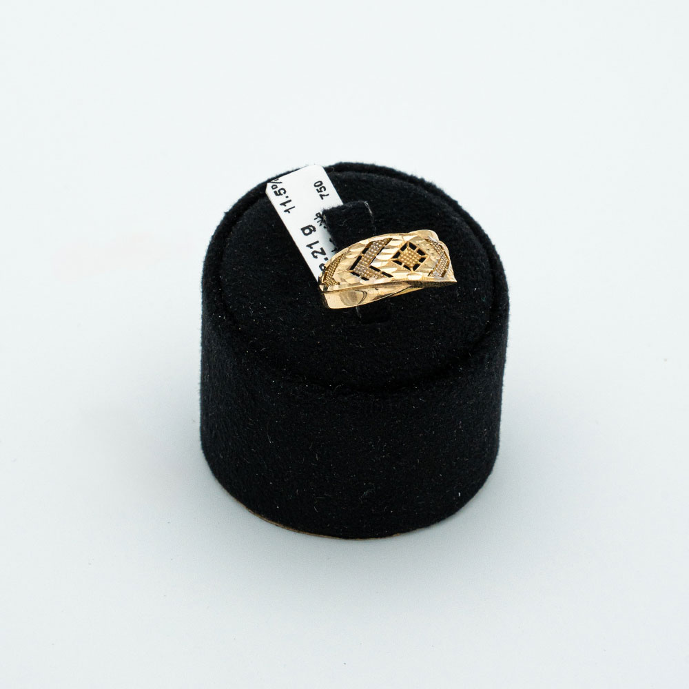 انگشتر طلا 18 عیار گالری طلا عرفان زنانه مدل ROZA کد 3629