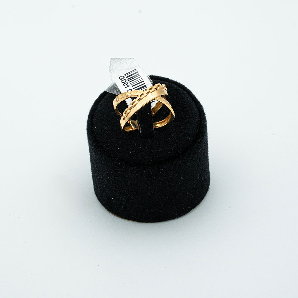 انگشتر طلا  18 عیار گالری طلا عرفان زنانه MG ZAR کد 322