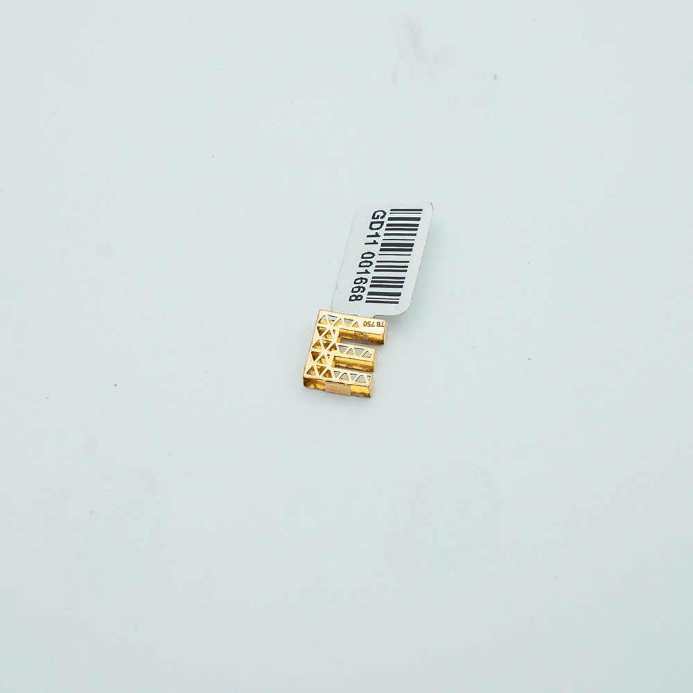 پلاک طلا 18 عیار گالری طلا عرفان حروف کد 1668 پلاک طلا 18 عیار گالری طلا عرفان حروف کد 1668