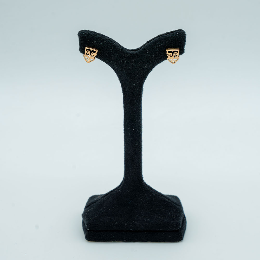 گوشواره طلا 18عیار گالری طلا عرفان مدل میخی کد1071 گوشواره طلا 18عیار گالری طلا عرفان مدل میخی کد1071