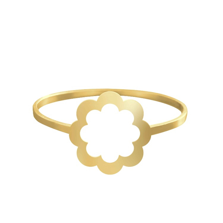 انگشتر طلا 18 عیار زنانه شمیم گلد گالری طرح گل انگشتر طلا 18 عیار زنانه شمیم گلد گالری طرح گل