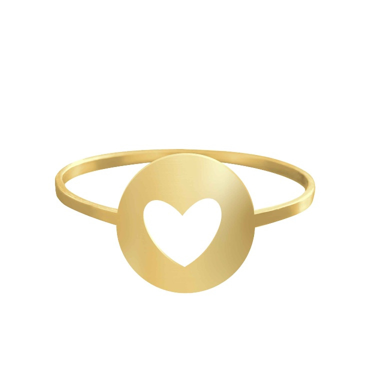 انگشتر طلا 18 عیار زنانه شمیم گلد گالری کد AA17 طرح قلب انگشتر طلا 18 عیار زنانه شمیم گلد گالری کد AA17 طرح قلب