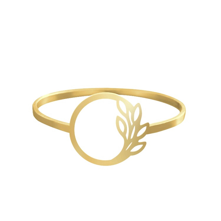 انگشتر طلا 18 عیار زنانه شمیم گلد گالری کد AA 74 طرح گندم انگشتر طلا 18 عیار زنانه شمیم گلد گالری کد AA 74 طرح گندم