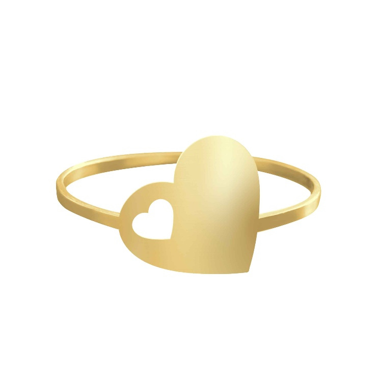 انگشتر طلا 18 عیار زنانه شمیم گلد گالری طرح قلب کد AA55 انگشتر طلا 18 عیار زنانه شمیم گلد گالری طرح قلب کد AA55
