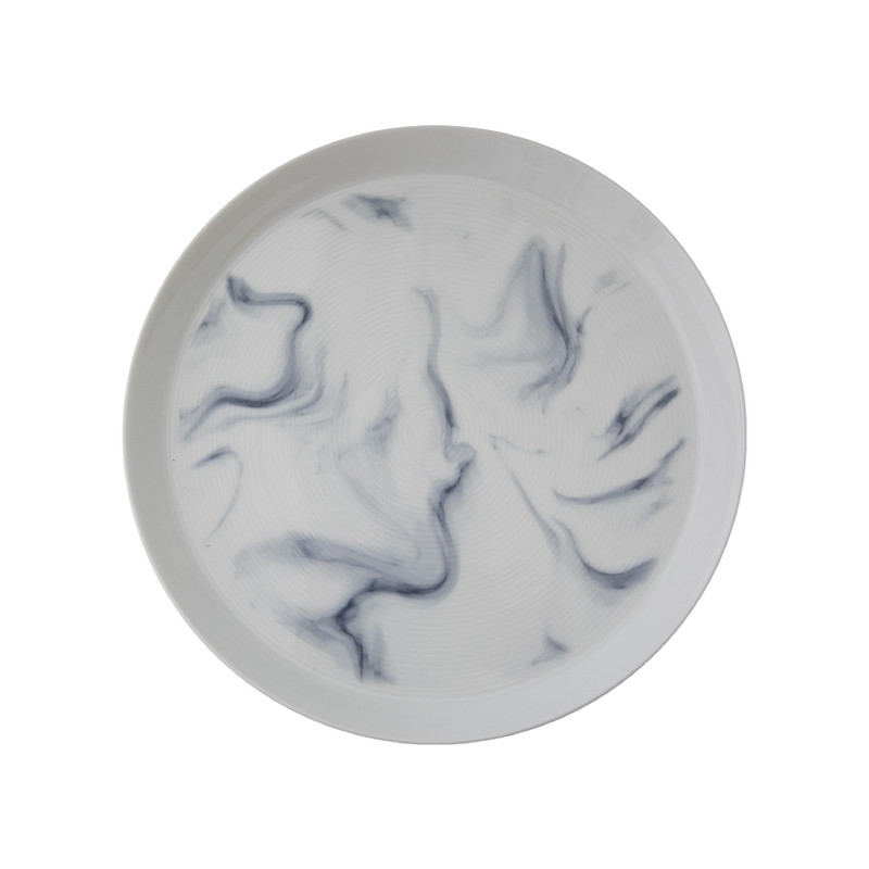 بشقاب غذاخوری زی مدل فرم اس 24 بلو استون درجه یک بسته شش عددی