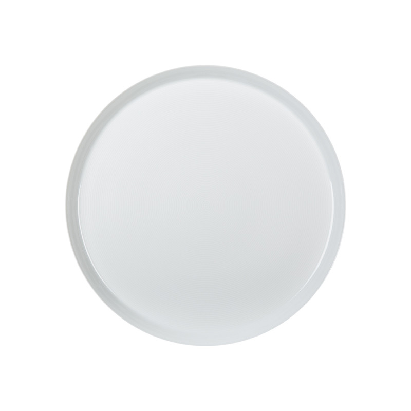 بشقاب غذاخوری زی مدل فرم اس 24 سفید درجه 3 بسته شش عددی