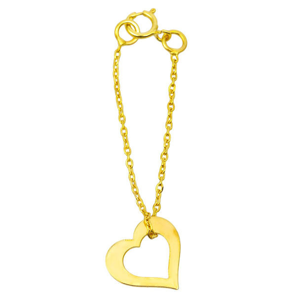 آویز ساعت طلا 18 عیار زنانه شمیم گلد گالری طرح قلب کد SG559