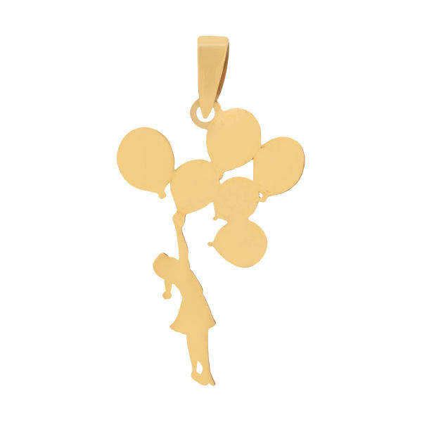 آویز طلا 18 عیار شمیم گلد گالری مدل 0947 آویز طلا 18 عیار شمیم گلد گالری مدل 0947