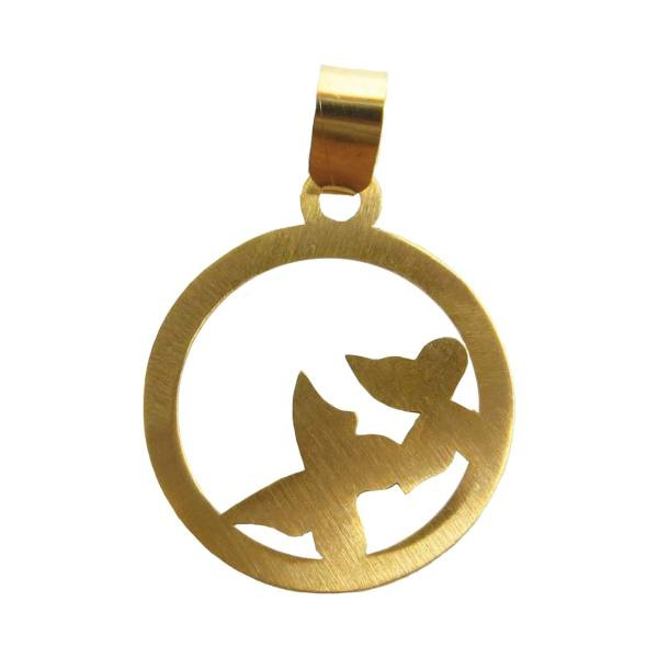 آویز گردنبند طلا 18 عیار شمیم گلد گالری مدل R190 آویز گردنبند طلا 18 عیار شمیم گلد گالری مدل R190