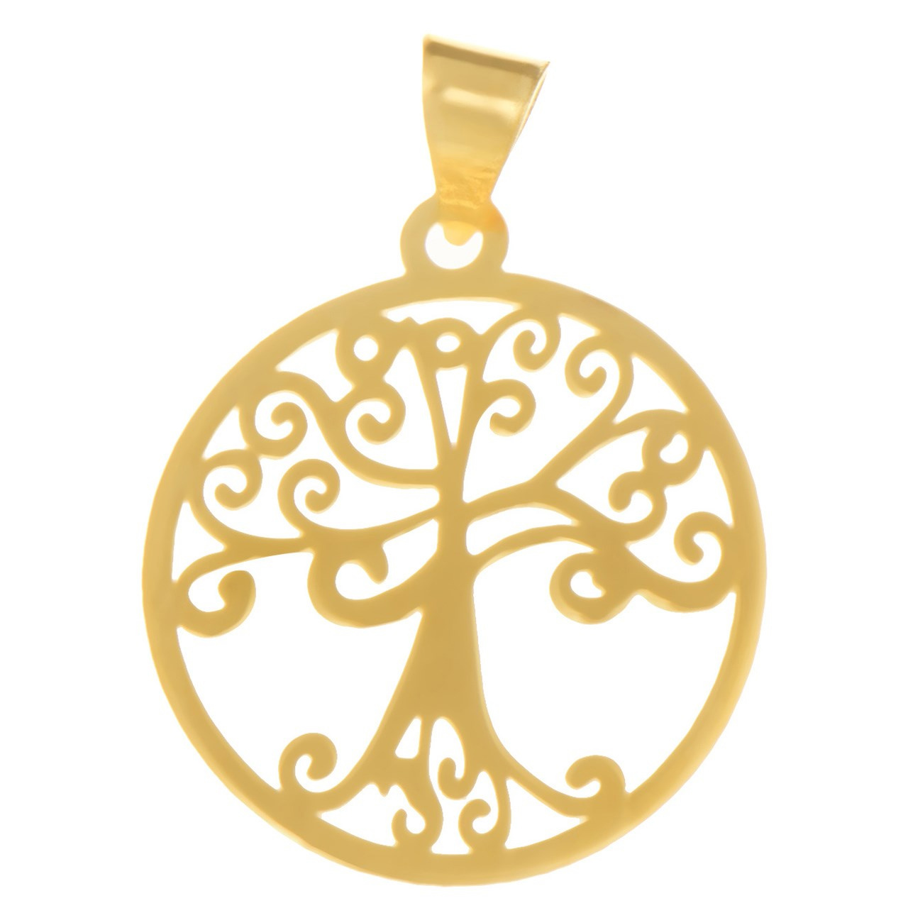 آویز گردنبند طلا 18 عیار شمیم گلد گالری مدل R263