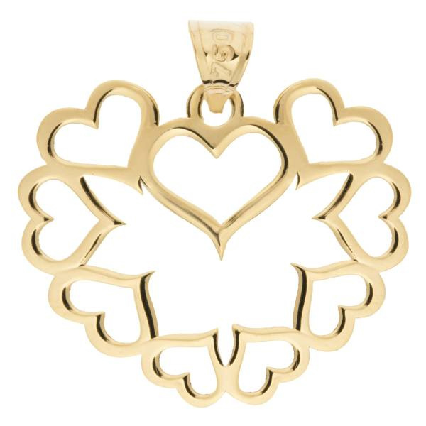 آویز گردنبند طلا 18 عیار شمیم گلد گالری مدل N099 آویز گردنبند طلا 18 عیار شمیم گلد گالری مدل N099