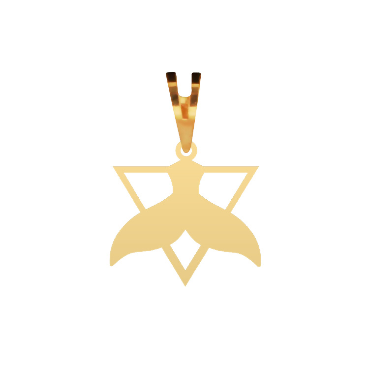 آویز گردنبند طلا عیار 750 شمیم گلد گالری مدل مینیمال وال و مثلث کد P-126 آویز گردنبند طلا عیار 750 شمیم گلد گالری مدل مینیمال وال و مثلث کد P-126