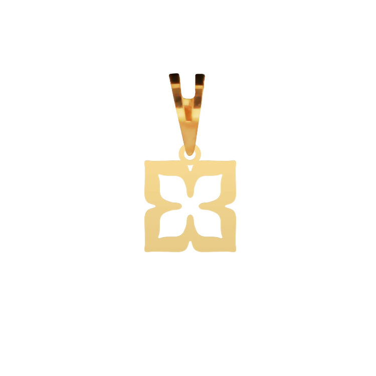 آویز گردنبند طلا عیار 750 شمیم گلد گالری طرح ونکلیف P-28 آویز گردنبند طلا عیار 750 شمیم گلد گالری طرح ونکلیف P-28