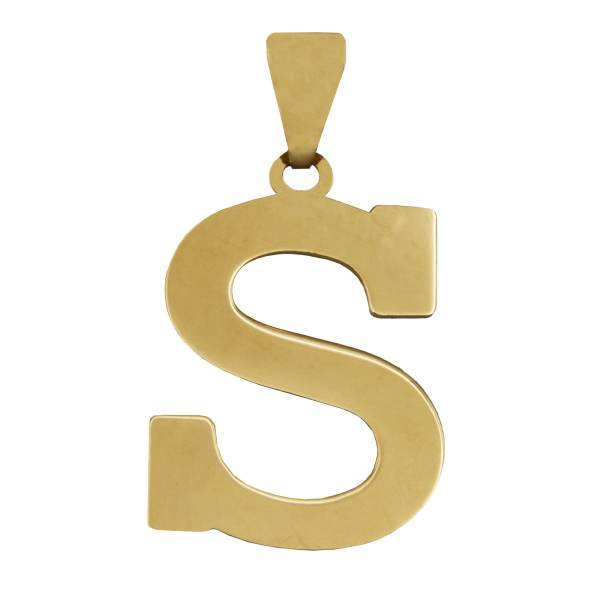 آویز گردنبند طلا 18 عیار شمیم گلد گالری طرح S کد 457A2589 آویز گردنبند طلا 18 عیار شمیم گلد گالری طرح S کد 457A2589