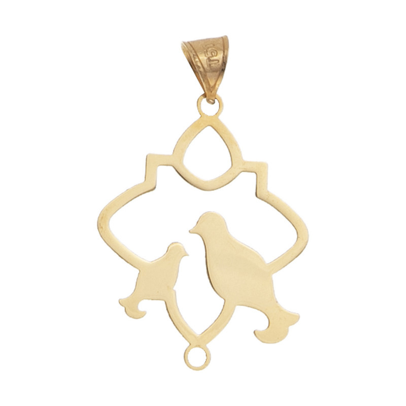 آویز گردنبند طلا 18 عیار شمیم گلد گالری کد 429 آویز گردنبند طلا 18 عیار شمیم گلد گالری کد 429