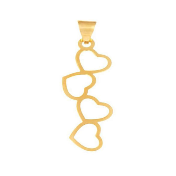 آویز گردنبند طلا 18 عیار شمیم گلد گالری مدل EL71 آویز گردنبند طلا 18 عیار شمیم گلد گالری مدل EL71