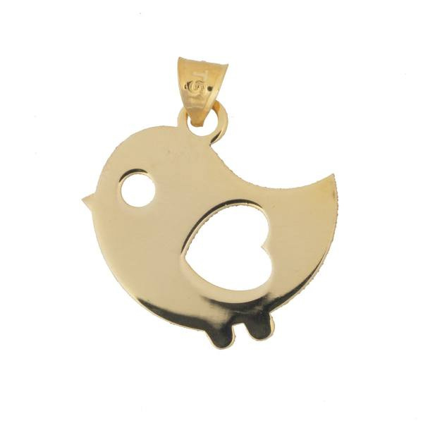 آویز گردنبند طلا 18 عیار شمیم گلد گالری مدل N097