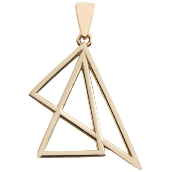 آویز گردنبند طلا 18 عیار شمیم گلد گالری طرح مثلث کد SG178 آویز گردنبند طلا 18 عیار شمیم گلد گالری طرح مثلث کد SG178