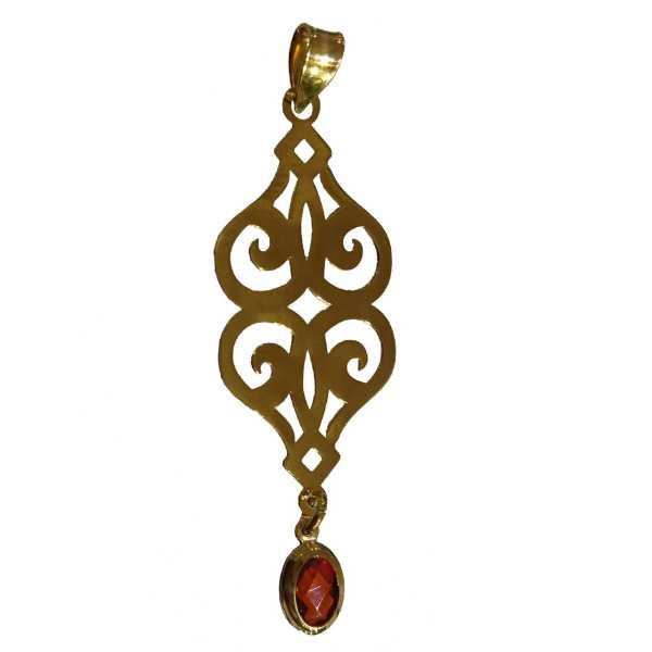 آویز گردنبند طلا 18 عیار شمیم گلد گالری مدل M805 آویز گردنبند طلا 18 عیار شمیم گلد گالری مدل M805