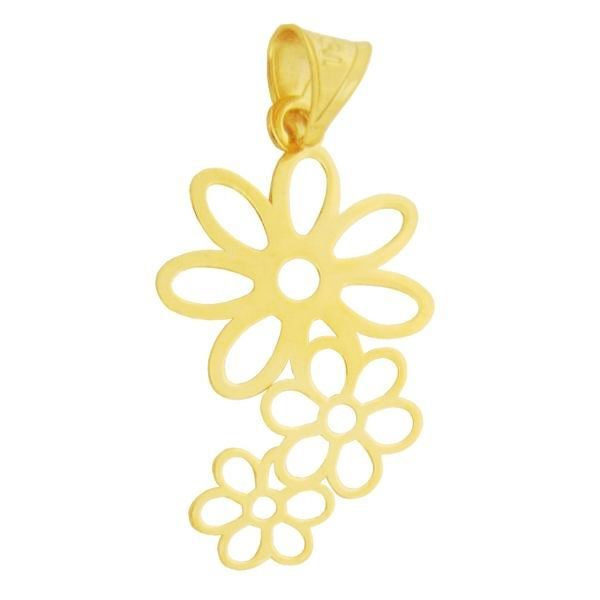 آویز گردنبند طلا 18 عیار شمیم گلد گالری طرح گل کد UN678 آویز گردنبند طلا 18 عیار شمیم گلد گالری طرح گل کد UN678