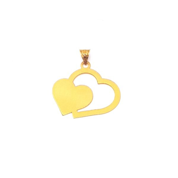 آویز گردنبند طلا 18 عیار شمیم گلد گالری طرح قلب آویز گردنبند طلا 18 عیار شمیم گلد گالری طرح قلب