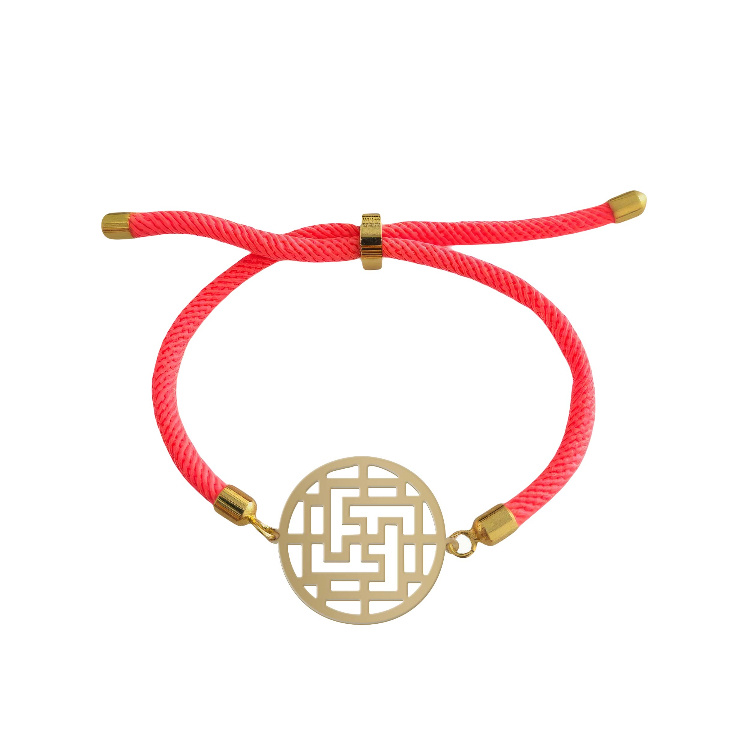 دستبند طلا 18 عیار زنانه شمیم گلد گالری کد D41-13 دستبند طلا 18 عیار زنانه شمیم گلد گالری کد D41-13