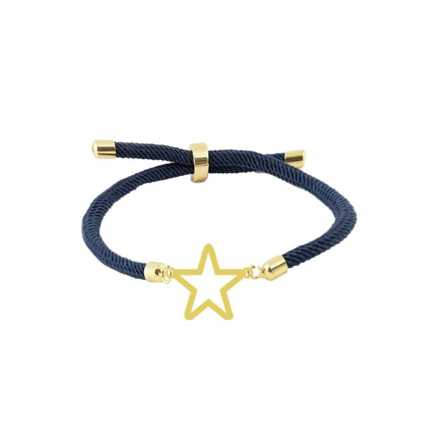 دستبند طلا 18 عیار زنانه شمیم گلد گالری مدل آسانسوری پلاک دار ستاره ای دستبند طلا 18 عیار زنانه شمیم گلد گالری مدل آسانسوری پلاک دار ستاره ای