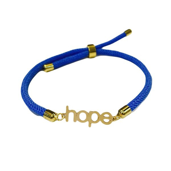 دستبند طلا 18 عیار زنانه شمیم گلد گالری مدل آسانسوری HOPE