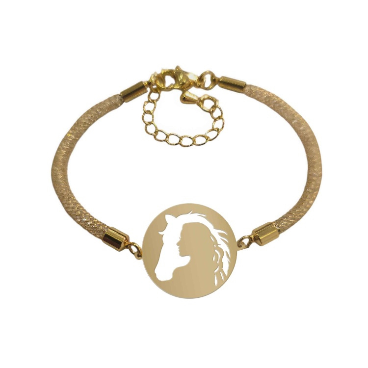 دستبند طلا 18 عیار زنانه شمیم گلد گالری مدل مینمال دختر کد D15-28 دستبند طلا 18 عیار زنانه شمیم گلد گالری مدل مینمال دختر کد D15-28