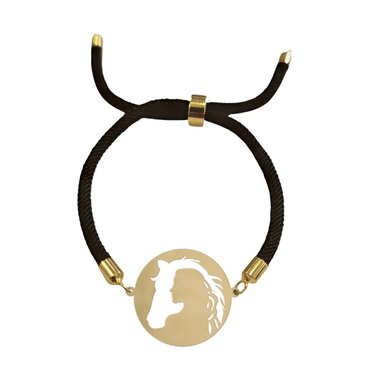 دستبند طلا 18 عیار زنانه شمیم گلد گالری مدل دختر کد D15-21 دستبند طلا 18 عیار زنانه شمیم گلد گالری مدل دختر کد D15-21