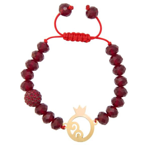 دستبند طلا 18 عیار شمیم گلد گالری مدل F109 دستبند طلا 18 عیار شمیم گلد گالری مدل F109