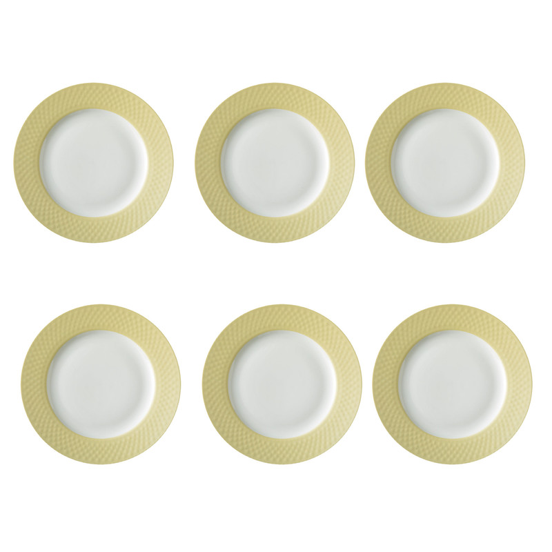 بشقاب چینی زرین ایران مدل رادیانس 25 آداجیو  درجه عالی بسته 6 عددی