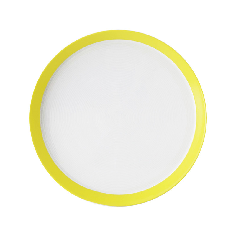 بشقاب غذاخوری زی مدل فرم اس کد  27 پاستل درجه عالی بسته 3 عددی