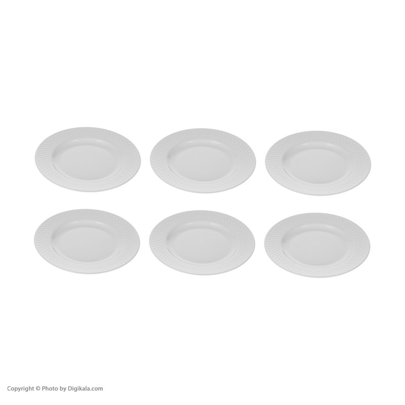 پیش دستی چینی زرین ایران مدل رادیانس کد 19 بسته 6 عددی درجه عالی