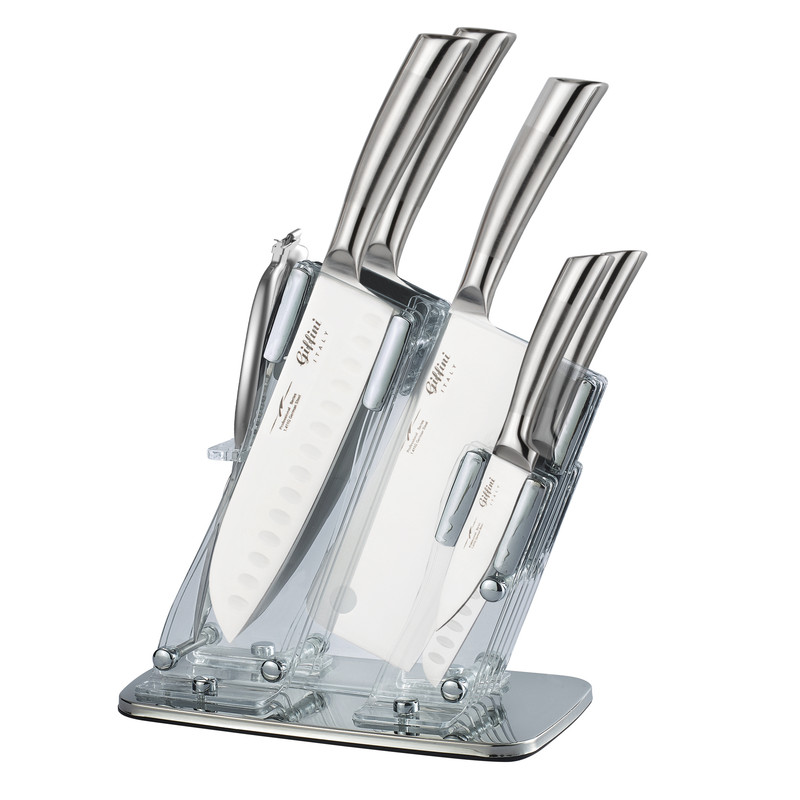 سرویس چاقو آشپزخانه 8 پارچه جی فی نی کد N.G.B.08 سرویس چاقو آشپزخانه 8 پارچه جی فی نی کد N.G.B.08