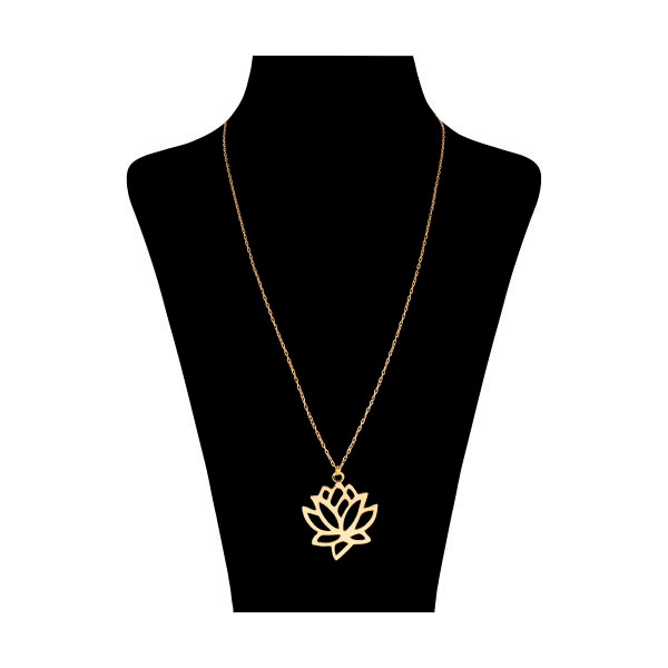 گردنبند طلا 18 عیار زنانه شمیم گلد گالری کد 9012 گردنبند طلا 18 عیار زنانه شمیم گلد گالری کد 9012