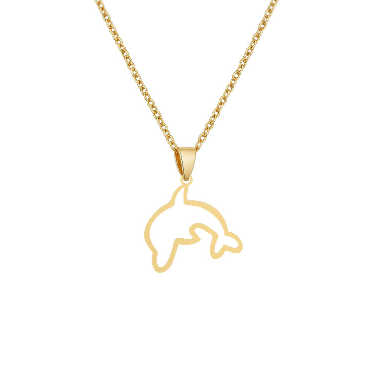 گردنبند طلا 18 زنانه شمیم گلد گالری طرح فانتزی دلفین کد T-36 گردنبند طلا 18 زنانه شمیم گلد گالری طرح فانتزی دلفین کد T-36