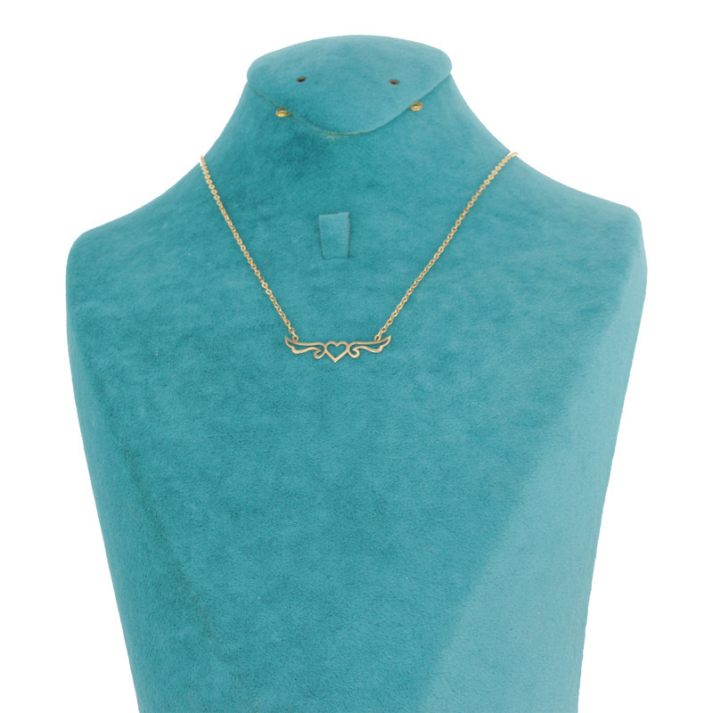 گردنبند طلا 18 عیار زنانه شمیم گلد گالری مدل 06112.1.22 گردنبند طلا 18 عیار زنانه شمیم گلد گالری مدل 06112.1.22