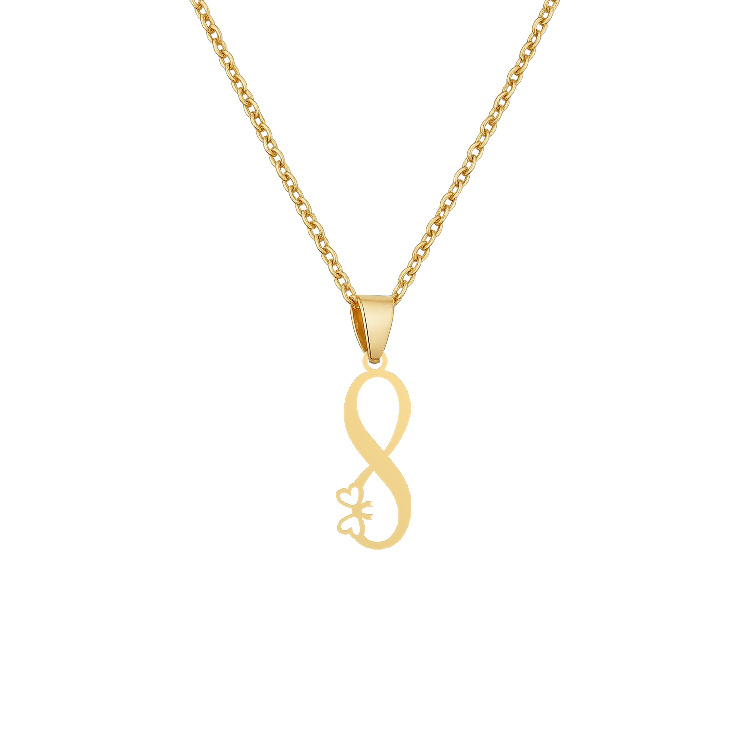 گردنبند طلا 18 عیار زنانه شمیم گلد گالری کد بینهایت و پاپیون Z-18 گردنبند طلا 18 عیار زنانه شمیم گلد گالری کد بینهایت و پاپیون Z-18