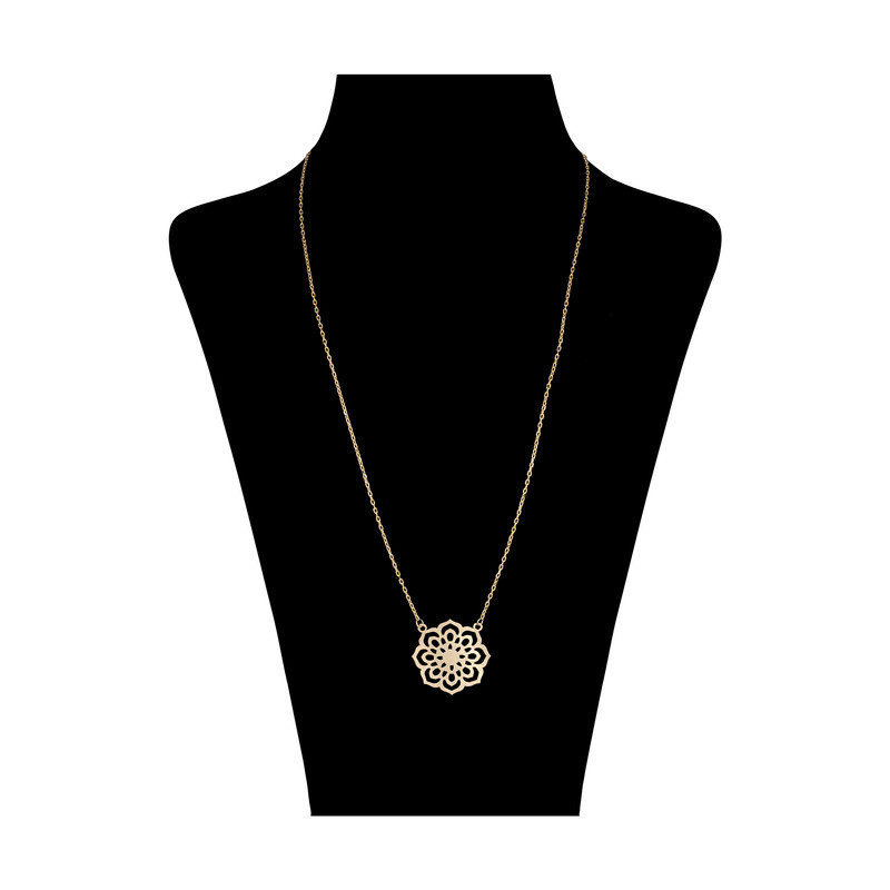 گردنبند طلا 18 عیار زنانه شمیم گلد گالری کد 3118 گردنبند طلا 18 عیار زنانه شمیم گلد گالری کد 3118