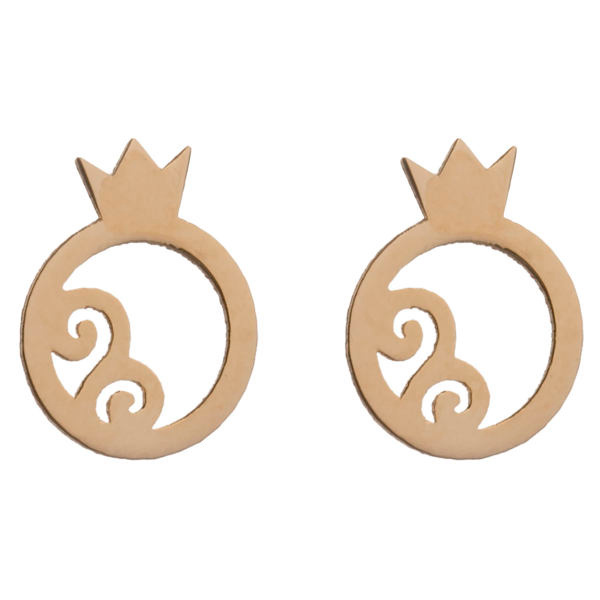 گوشواره طلا 18 عیار شمیم گلد گالری مدل De5015 گوشواره طلا 18 عیار شمیم گلد گالری مدل De5015