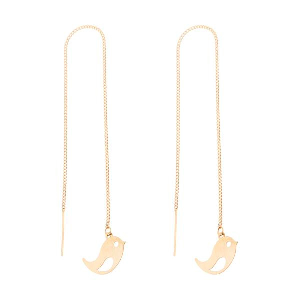 گوشواره طلا 18 عیار زنانه شمیم گلد گالری مدل EL04 گوشواره طلا 18 عیار زنانه شمیم گلد گالری مدل EL04