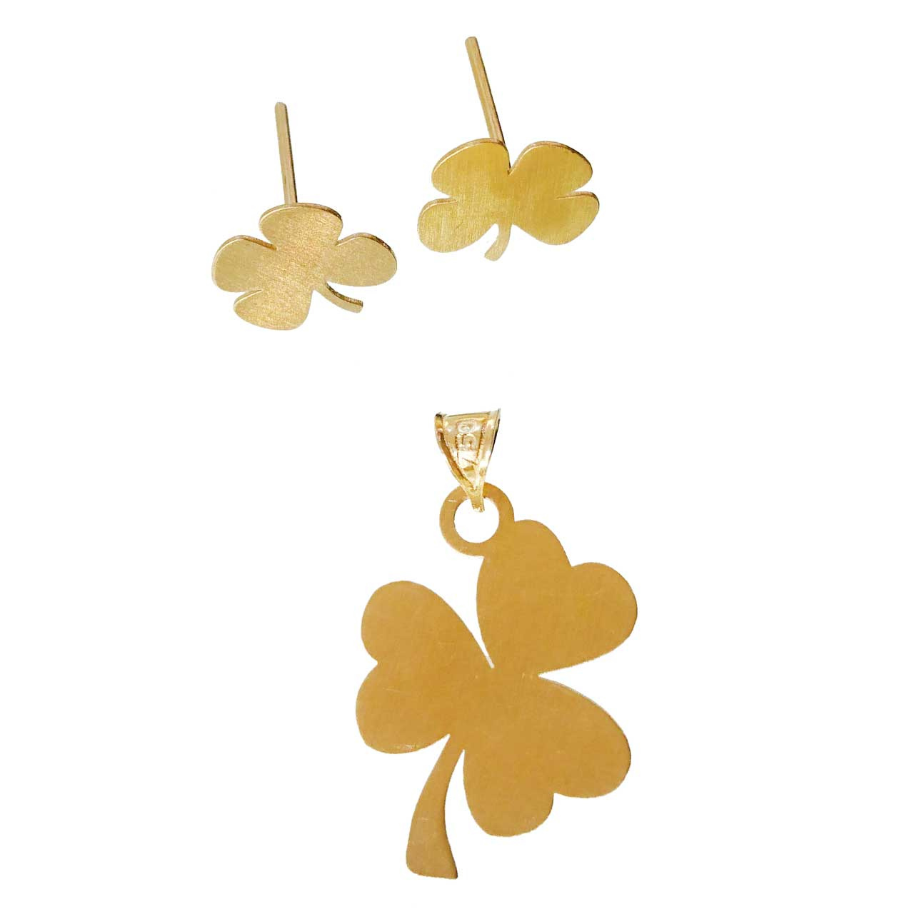 نیم ست طلا 18 عیار زنانه شمیم گلد گالری مدل L14 نیم ست طلا 18 عیار زنانه شمیم گلد گالری مدل L14