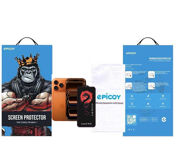 محافظ صفحه نمایش اپیکوی مدل Red Dragon ESD مناسب برای گوشی موبایل اپل iPhone 17 Pro Max محافظ صفحه نمایش اپیکوی مدل Red Dragon ESD مناسب برای گوشی موبایل اپل iPhone 17 Pro Max