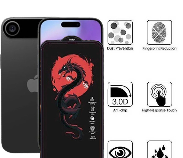 محافظ صفحه نمایش اپیکوی مدل Red Dragon ESD مناسب برای گوشی موبایل اپل iPhone 17 Air محافظ صفحه نمایش اپیکوی مدل Red Dragon ESD مناسب برای گوشی موبایل اپل iPhone 17 Air