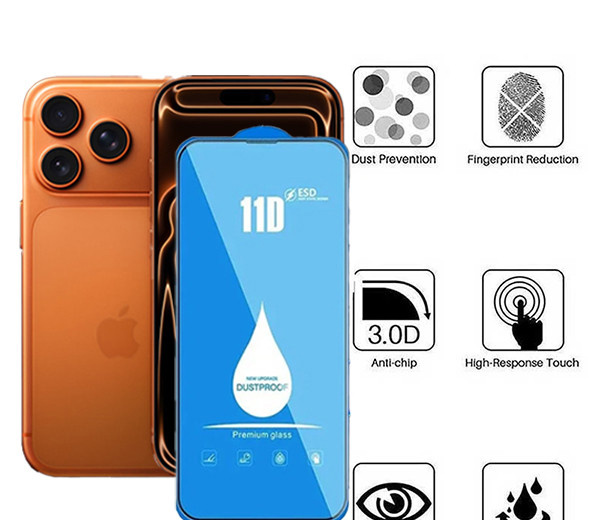 محافظ صفحه نمایش اپیکوی مدل Blue ESD مناسب برای گوشی موبایل اپل iPhone 17 Pro / 17 / 16 Pro