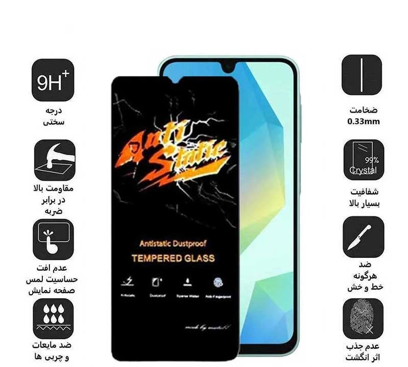 محافظ صفحه نمایش اپیکوی مدل Antistatic Dustproof مناسب برای گوشی موبایل سامسونگ Galaxy A17/ A26 / A16 محافظ صفحه نمایش اپیکوی مدل Antistatic Dustproof مناسب برای گوشی موبایل سامسونگ Galaxy A17/ A26 / A16